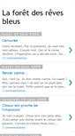 Mobile Screenshot of laforetdesrevesbleus.blogspot.com