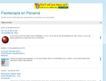 Tablet Screenshot of fisioterapiaenpanama.blogspot.com