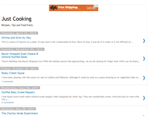 Tablet Screenshot of justcooking.blogspot.com