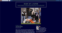 Desktop Screenshot of haterdiary.blogspot.com