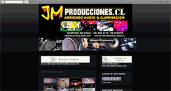 Desktop Screenshot of jmproduccioneschile.blogspot.com