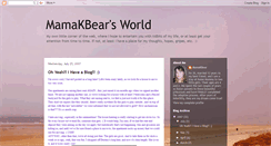 Desktop Screenshot of mamakbear.blogspot.com