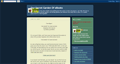 Desktop Screenshot of garden-of-ebooks.blogspot.com