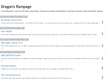 Tablet Screenshot of dragonsrampage.blogspot.com
