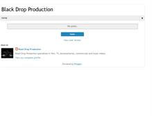 Tablet Screenshot of blackdropproduction.blogspot.com