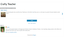 Tablet Screenshot of crafty-teacher.blogspot.com