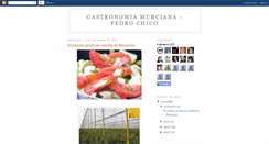 Desktop Screenshot of gastronomiamurcianapedrochico.blogspot.com