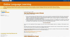 Desktop Screenshot of learnlanguageonline.blogspot.com