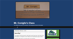 Desktop Screenshot of mrconigliosclass.blogspot.com
