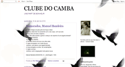 Desktop Screenshot of clubedocamba.blogspot.com