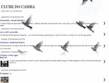 Tablet Screenshot of clubedocamba.blogspot.com