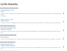 Tablet Screenshot of cyrillemutombo.blogspot.com