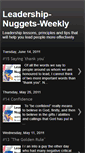 Mobile Screenshot of leadingnuggets.blogspot.com