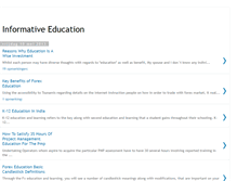 Tablet Screenshot of informative-education.blogspot.com