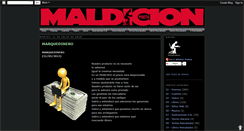 Desktop Screenshot of maldicionpoeta.blogspot.com