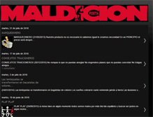 Tablet Screenshot of maldicionpoeta.blogspot.com