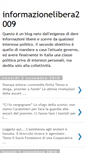 Mobile Screenshot of informazionelibera2009.blogspot.com
