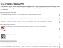Tablet Screenshot of informazionelibera2009.blogspot.com