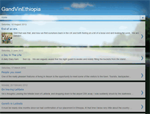 Tablet Screenshot of gandvinethiopia.blogspot.com