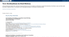 Desktop Screenshot of newdestinationsinoralhistory.blogspot.com