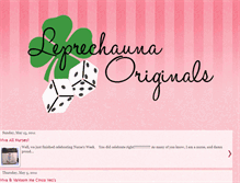 Tablet Screenshot of leprechaunaoriginals.blogspot.com