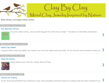 Tablet Screenshot of clay-by-clay.blogspot.com