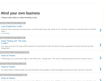 Tablet Screenshot of mind-yourownbusiness.blogspot.com
