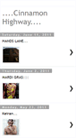 Mobile Screenshot of cinnamonhighway.blogspot.com