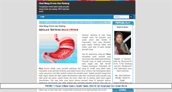 Desktop Screenshot of obatmaagkronisdanradang.blogspot.com