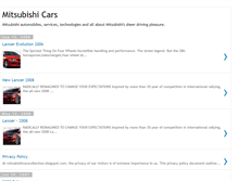 Tablet Screenshot of mitsubishicarscollection.blogspot.com