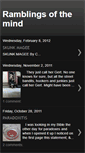 Mobile Screenshot of charlie-ramblingsofthemind.blogspot.com