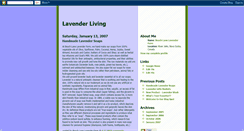 Desktop Screenshot of lavenderliving.blogspot.com