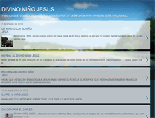 Tablet Screenshot of ninojesusdivino.blogspot.com