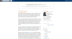 Desktop Screenshot of marketingguy2.blogspot.com