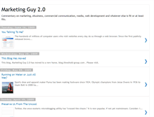 Tablet Screenshot of marketingguy2.blogspot.com