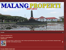 Tablet Screenshot of malangproperti.blogspot.com