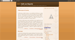 Desktop Screenshot of cafecondeporte.blogspot.com