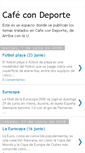 Mobile Screenshot of cafecondeporte.blogspot.com