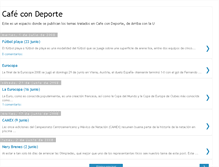 Tablet Screenshot of cafecondeporte.blogspot.com