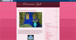 Desktop Screenshot of moroccanstyle.blogspot.com