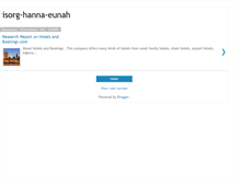 Tablet Screenshot of isorg-hanna-eunah.blogspot.com