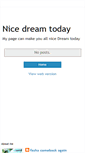 Mobile Screenshot of nicedream2day.blogspot.com