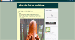 Desktop Screenshot of gourdsgaloreandmore.blogspot.com