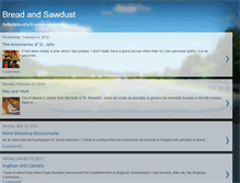 Tablet Screenshot of breadandsawdust.blogspot.com