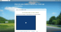 Desktop Screenshot of progsaludmental.blogspot.com