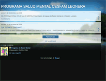 Tablet Screenshot of progsaludmental.blogspot.com
