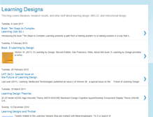 Tablet Screenshot of learningdesigns.blogspot.com