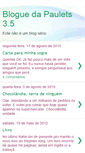 Mobile Screenshot of blogdapaulets.blogspot.com
