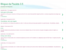 Tablet Screenshot of blogdapaulets.blogspot.com