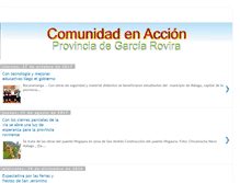 Tablet Screenshot of comunidadenaccion.blogspot.com